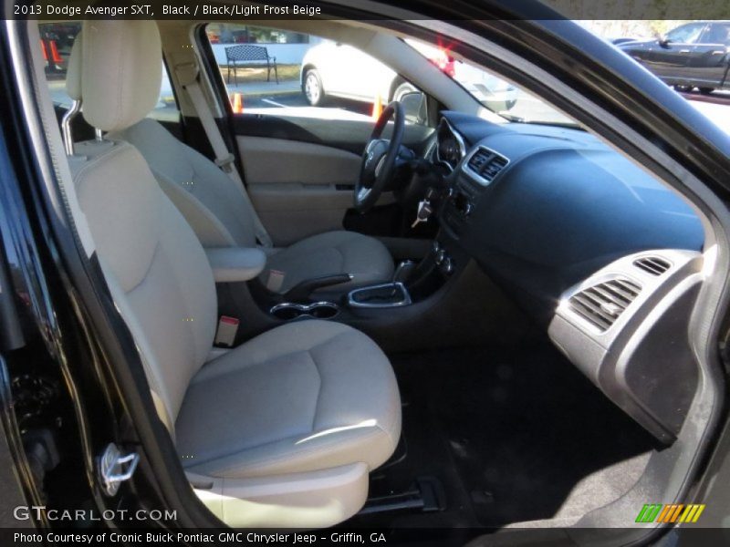 Black / Black/Light Frost Beige 2013 Dodge Avenger SXT
