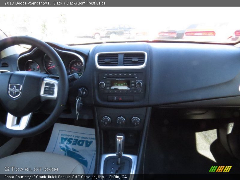 Black / Black/Light Frost Beige 2013 Dodge Avenger SXT