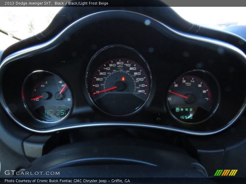 Black / Black/Light Frost Beige 2013 Dodge Avenger SXT