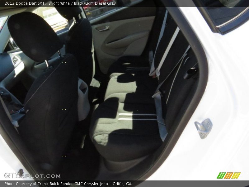 Bright White / Black/Light Diesel Gray 2013 Dodge Dart SXT