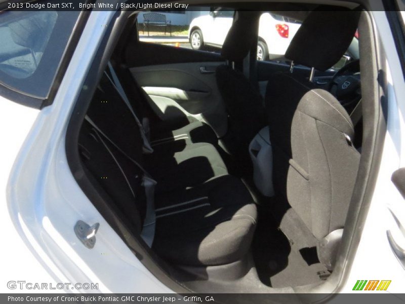 Bright White / Black/Light Diesel Gray 2013 Dodge Dart SXT