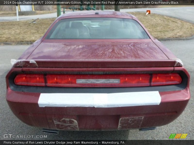 High Octane Red Pearl / Anniversary Dark Slate Gray/Foundry Black 2014 Dodge Challenger R/T 100th Anniversary Edition