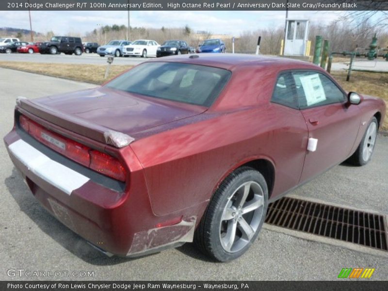 High Octane Red Pearl / Anniversary Dark Slate Gray/Foundry Black 2014 Dodge Challenger R/T 100th Anniversary Edition