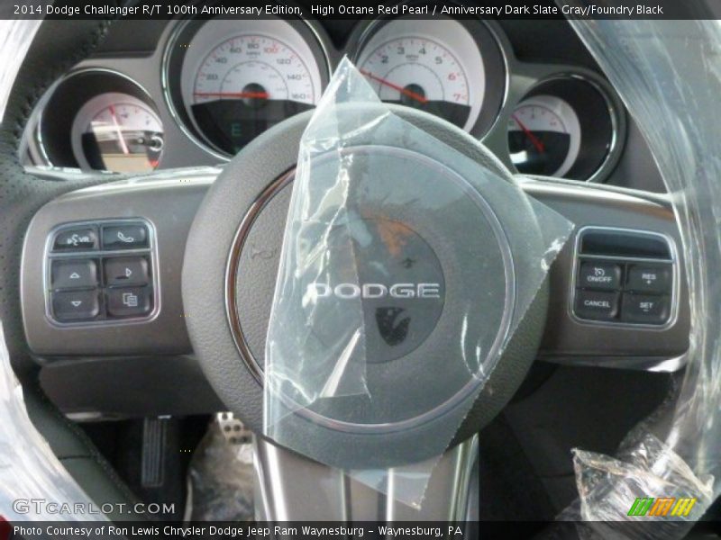 High Octane Red Pearl / Anniversary Dark Slate Gray/Foundry Black 2014 Dodge Challenger R/T 100th Anniversary Edition