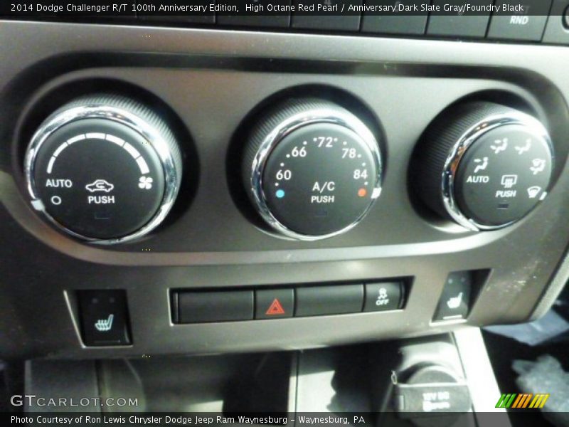 High Octane Red Pearl / Anniversary Dark Slate Gray/Foundry Black 2014 Dodge Challenger R/T 100th Anniversary Edition