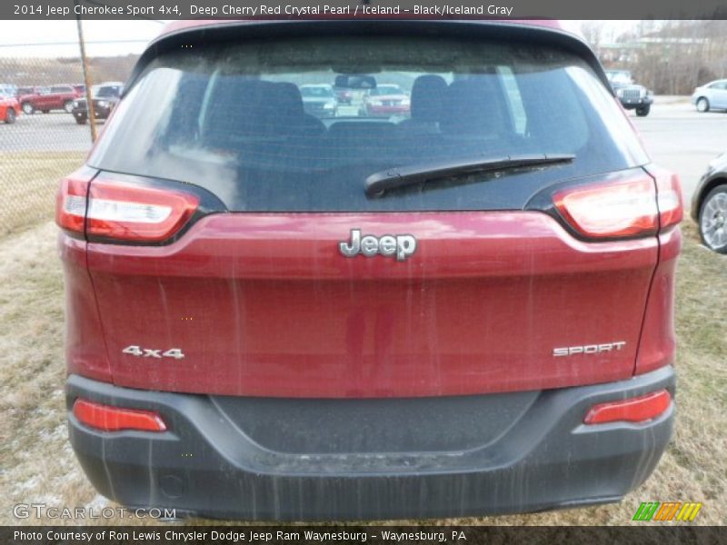 Deep Cherry Red Crystal Pearl / Iceland - Black/Iceland Gray 2014 Jeep Cherokee Sport 4x4