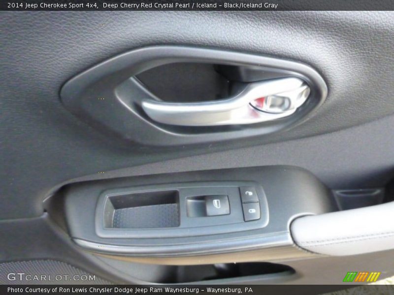 Deep Cherry Red Crystal Pearl / Iceland - Black/Iceland Gray 2014 Jeep Cherokee Sport 4x4