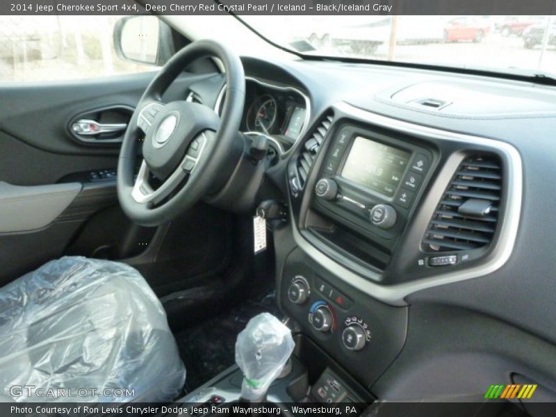 Deep Cherry Red Crystal Pearl / Iceland - Black/Iceland Gray 2014 Jeep Cherokee Sport 4x4