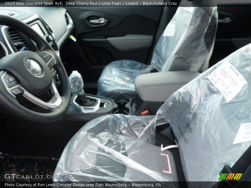 Deep Cherry Red Crystal Pearl / Iceland - Black/Iceland Gray 2014 Jeep Cherokee Sport 4x4