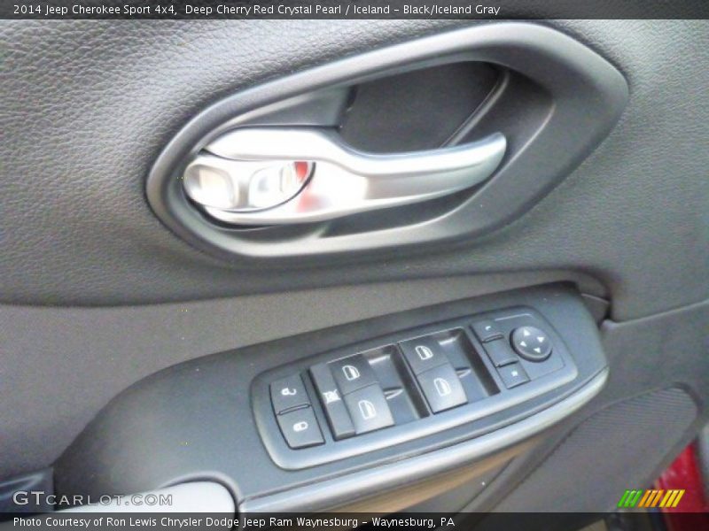 Deep Cherry Red Crystal Pearl / Iceland - Black/Iceland Gray 2014 Jeep Cherokee Sport 4x4