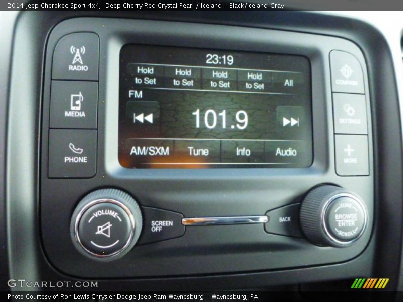 Deep Cherry Red Crystal Pearl / Iceland - Black/Iceland Gray 2014 Jeep Cherokee Sport 4x4