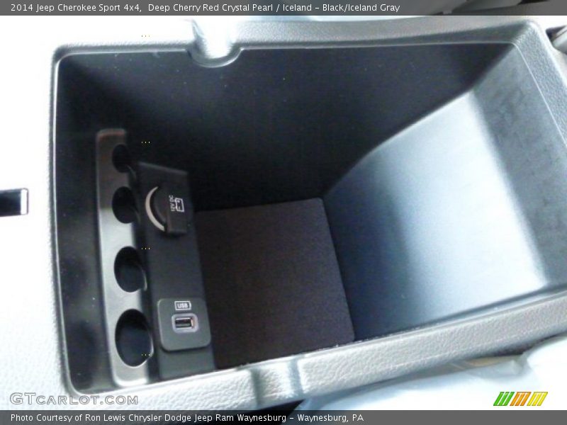 Deep Cherry Red Crystal Pearl / Iceland - Black/Iceland Gray 2014 Jeep Cherokee Sport 4x4