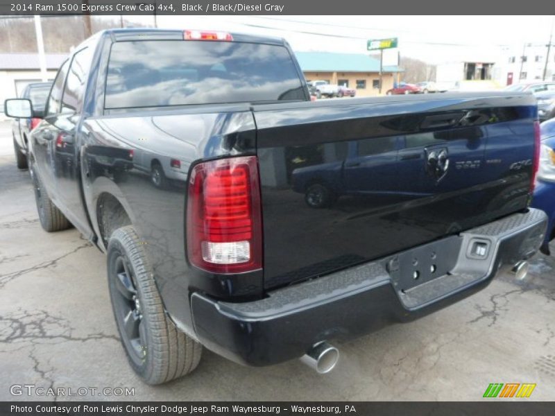 Black / Black/Diesel Gray 2014 Ram 1500 Express Crew Cab 4x4