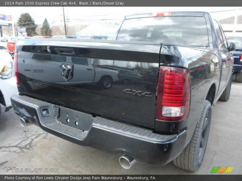 Black / Black/Diesel Gray 2014 Ram 1500 Express Crew Cab 4x4