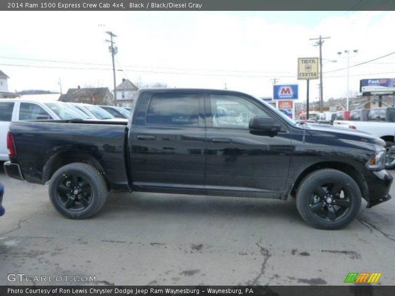 Black / Black/Diesel Gray 2014 Ram 1500 Express Crew Cab 4x4