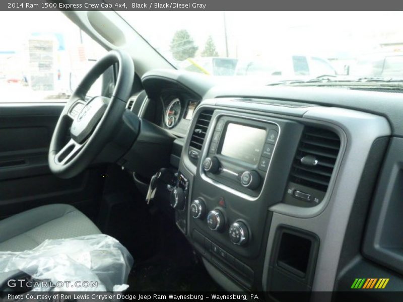 Black / Black/Diesel Gray 2014 Ram 1500 Express Crew Cab 4x4