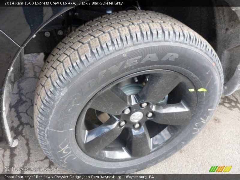 Black / Black/Diesel Gray 2014 Ram 1500 Express Crew Cab 4x4