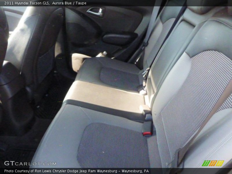 Aurora Blue / Taupe 2011 Hyundai Tucson GLS