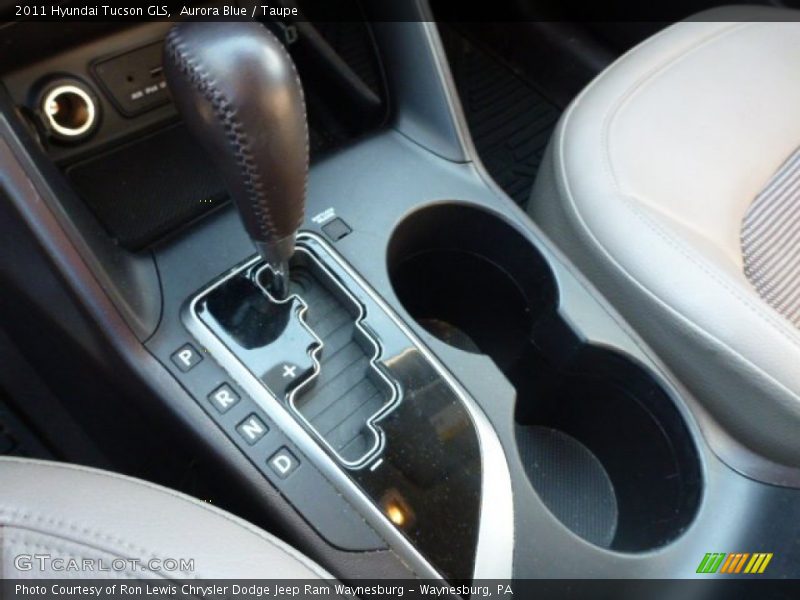 Aurora Blue / Taupe 2011 Hyundai Tucson GLS