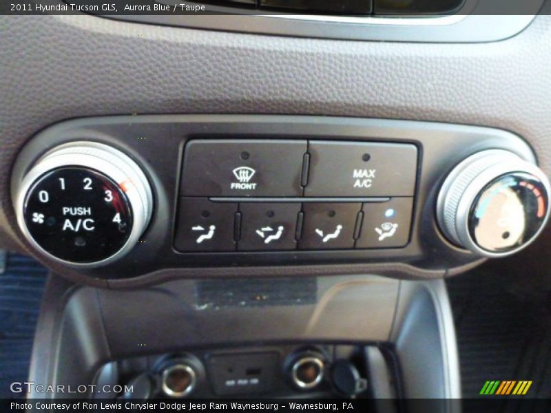 Aurora Blue / Taupe 2011 Hyundai Tucson GLS