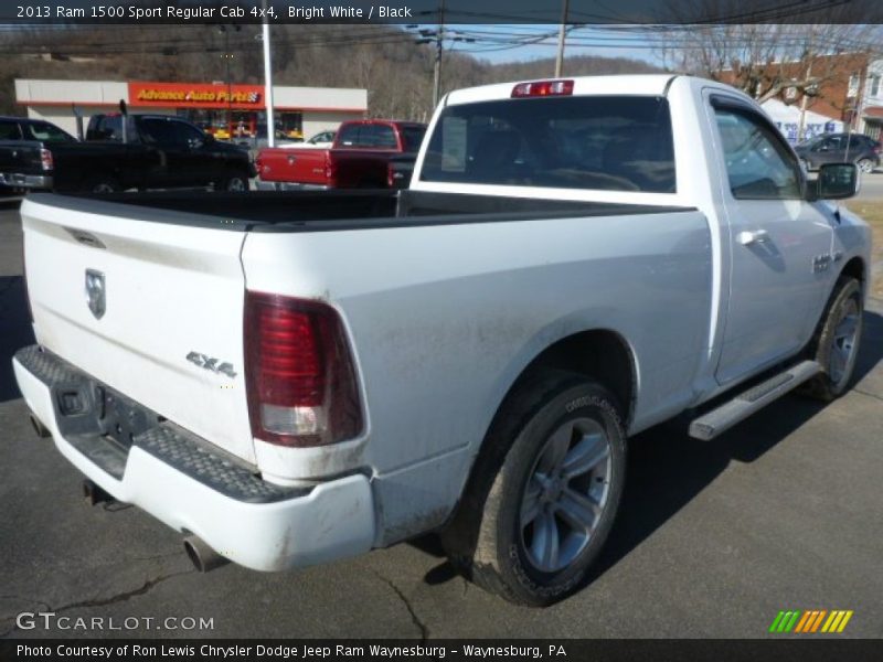 Bright White / Black 2013 Ram 1500 Sport Regular Cab 4x4