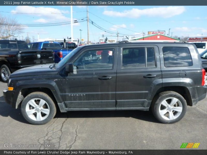 Mineral Gray Metallic / Dark Slate Gray/Light Pebble 2011 Jeep Patriot Latitude X 4x4