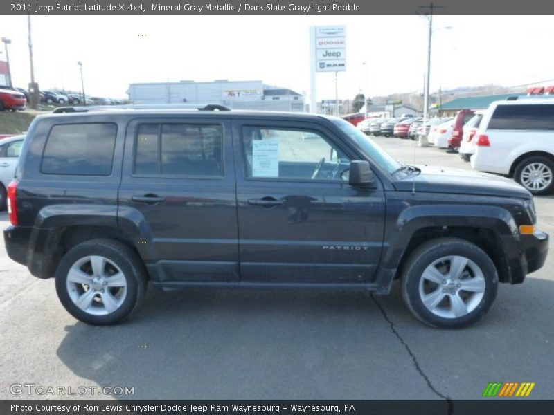 Mineral Gray Metallic / Dark Slate Gray/Light Pebble 2011 Jeep Patriot Latitude X 4x4