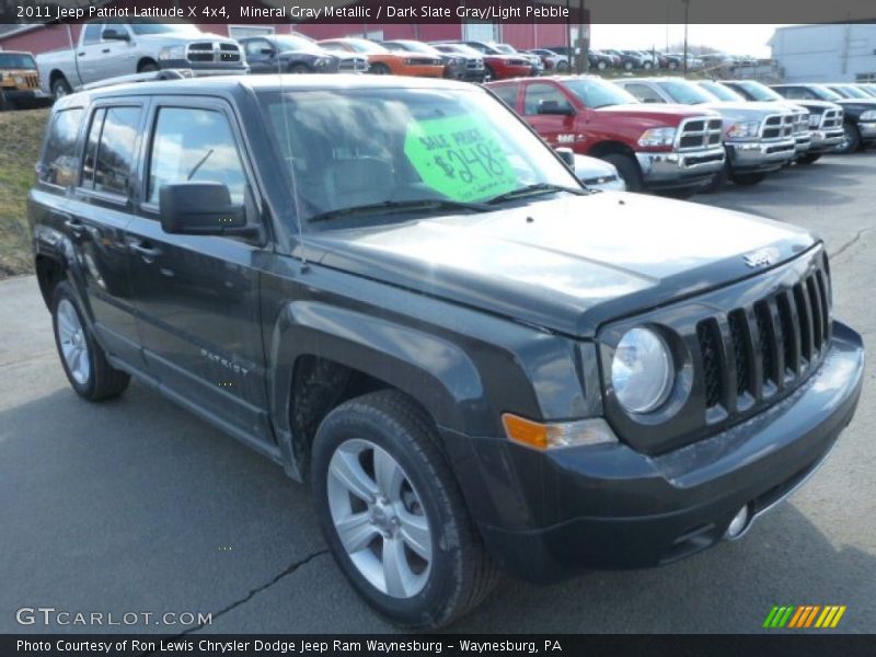 Mineral Gray Metallic / Dark Slate Gray/Light Pebble 2011 Jeep Patriot Latitude X 4x4