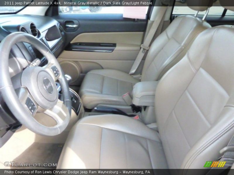 Mineral Gray Metallic / Dark Slate Gray/Light Pebble 2011 Jeep Patriot Latitude X 4x4