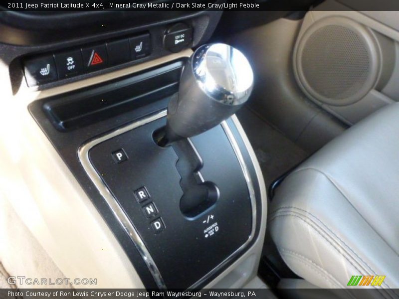 Mineral Gray Metallic / Dark Slate Gray/Light Pebble 2011 Jeep Patriot Latitude X 4x4