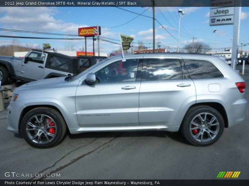 Mineral Gray Metallic / SRT Black 2012 Jeep Grand Cherokee SRT8 4x4