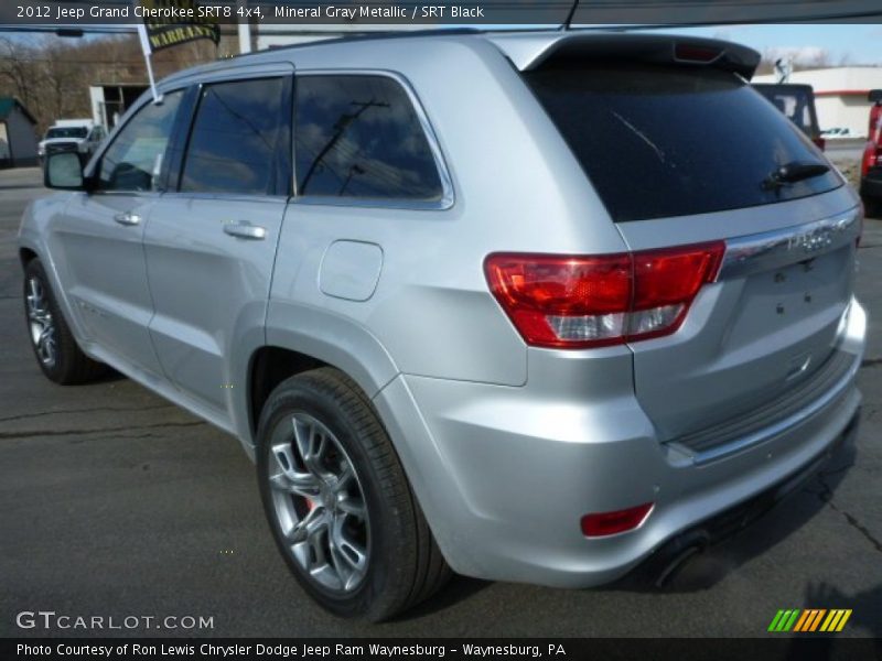 Mineral Gray Metallic / SRT Black 2012 Jeep Grand Cherokee SRT8 4x4