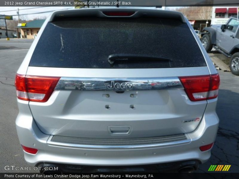 Mineral Gray Metallic / SRT Black 2012 Jeep Grand Cherokee SRT8 4x4