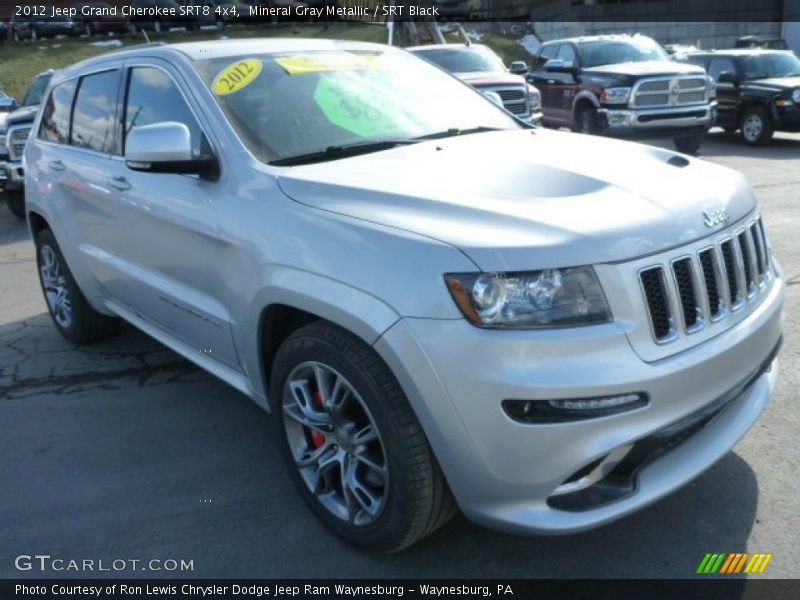 Mineral Gray Metallic / SRT Black 2012 Jeep Grand Cherokee SRT8 4x4
