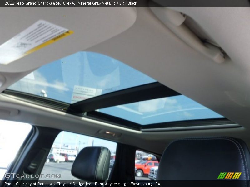 Mineral Gray Metallic / SRT Black 2012 Jeep Grand Cherokee SRT8 4x4