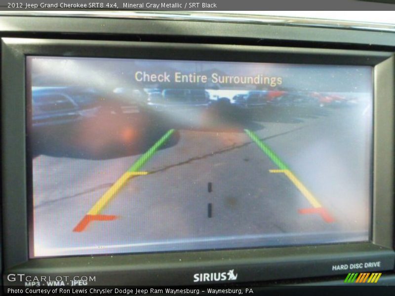 Mineral Gray Metallic / SRT Black 2012 Jeep Grand Cherokee SRT8 4x4