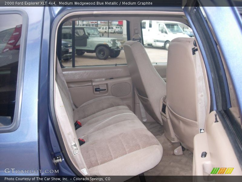 Medium Wedgewood Blue Metallic / Medium Graphite 2000 Ford Explorer XLT 4x4