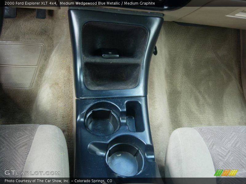 Medium Wedgewood Blue Metallic / Medium Graphite 2000 Ford Explorer XLT 4x4
