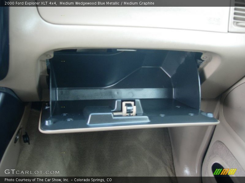 Medium Wedgewood Blue Metallic / Medium Graphite 2000 Ford Explorer XLT 4x4