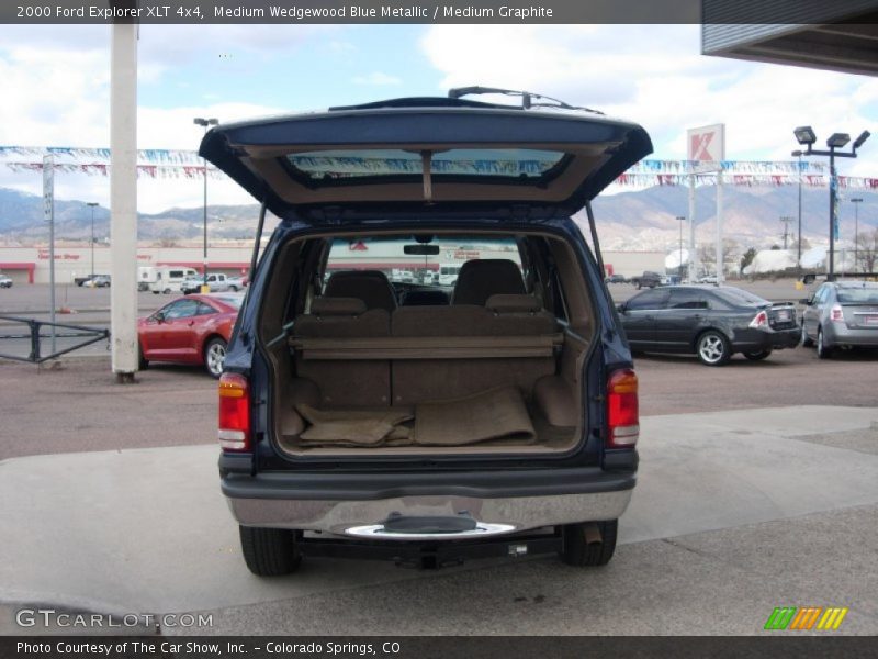 Medium Wedgewood Blue Metallic / Medium Graphite 2000 Ford Explorer XLT 4x4