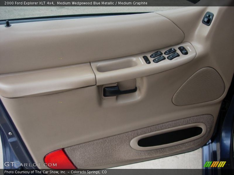 Medium Wedgewood Blue Metallic / Medium Graphite 2000 Ford Explorer XLT 4x4