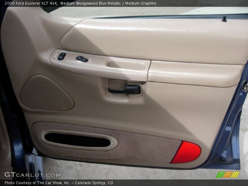 Medium Wedgewood Blue Metallic / Medium Graphite 2000 Ford Explorer XLT 4x4