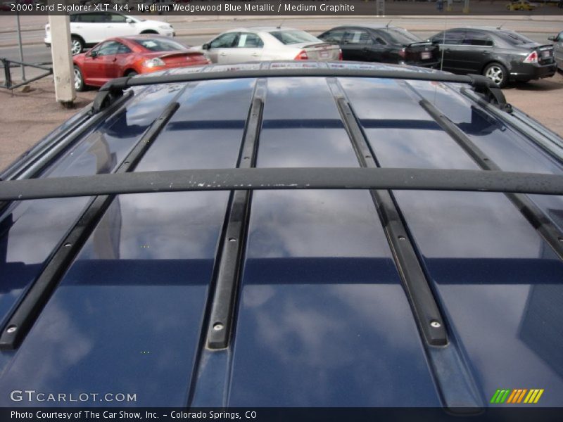 Medium Wedgewood Blue Metallic / Medium Graphite 2000 Ford Explorer XLT 4x4