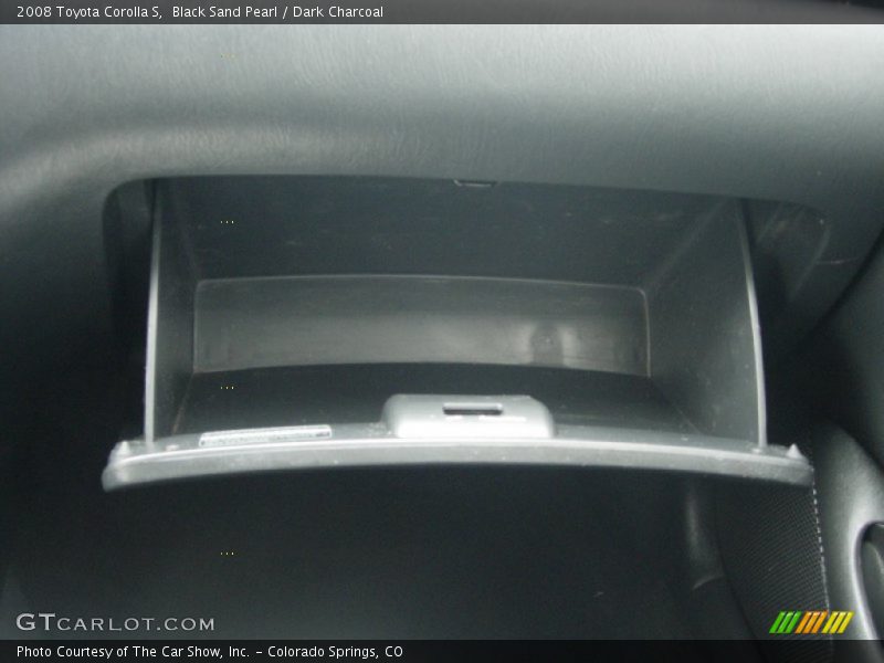 Black Sand Pearl / Dark Charcoal 2008 Toyota Corolla S