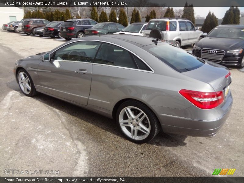 Palladium Silver Metallic / Black 2012 Mercedes-Benz E 350 Coupe