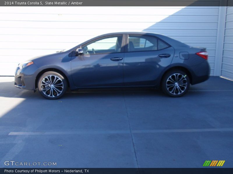 Slate Metallic / Amber 2014 Toyota Corolla S