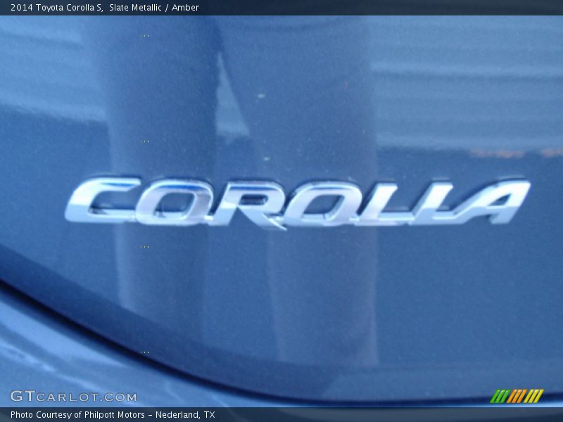 Slate Metallic / Amber 2014 Toyota Corolla S