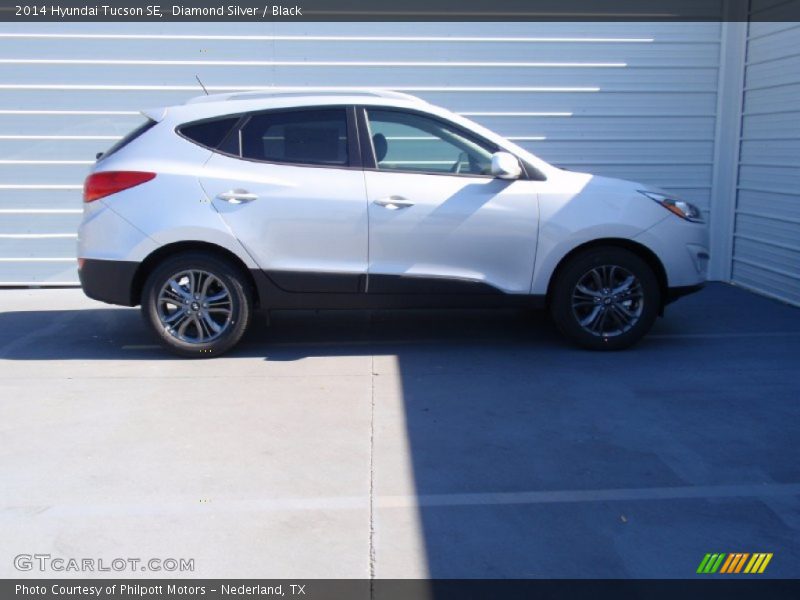 Diamond Silver / Black 2014 Hyundai Tucson SE