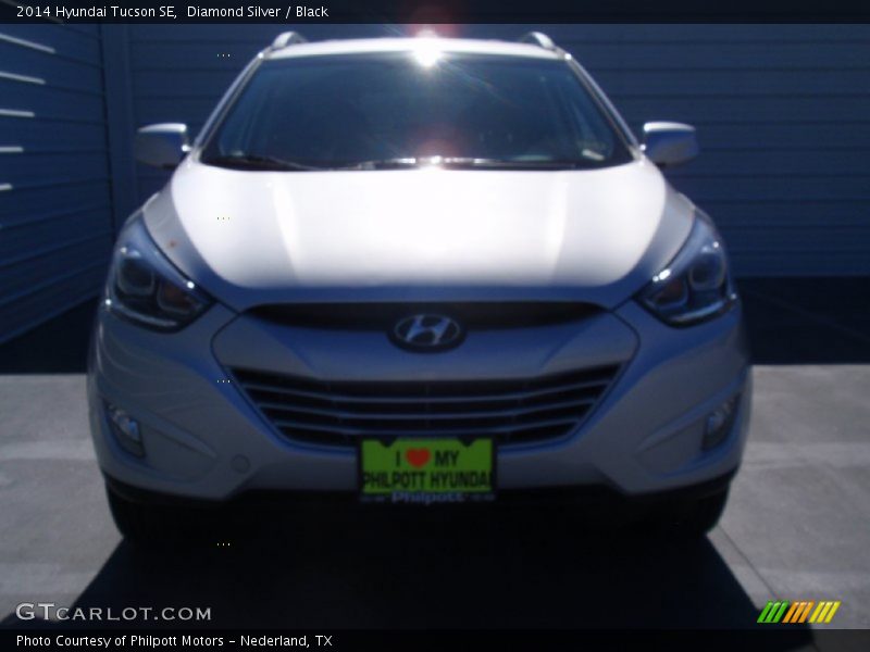 Diamond Silver / Black 2014 Hyundai Tucson SE