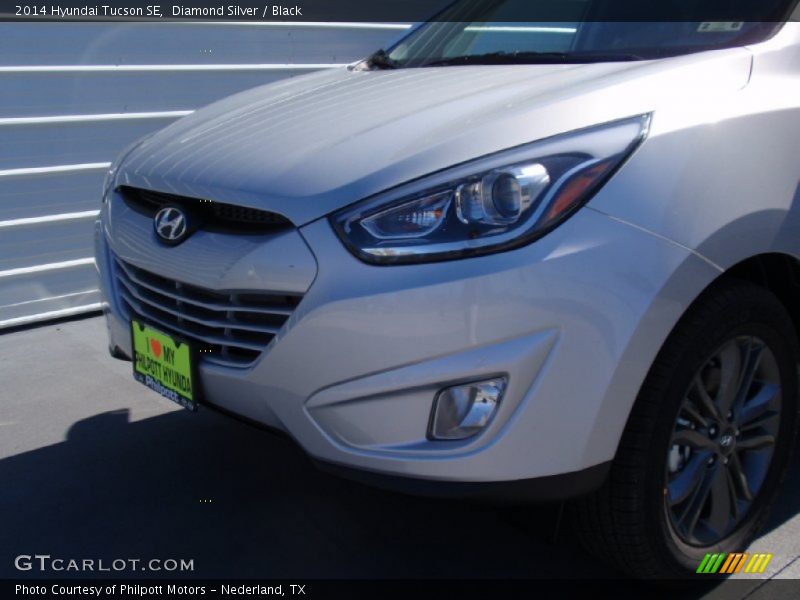 Diamond Silver / Black 2014 Hyundai Tucson SE